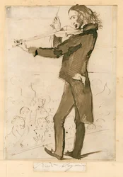 Niccolo Paganini - portrait